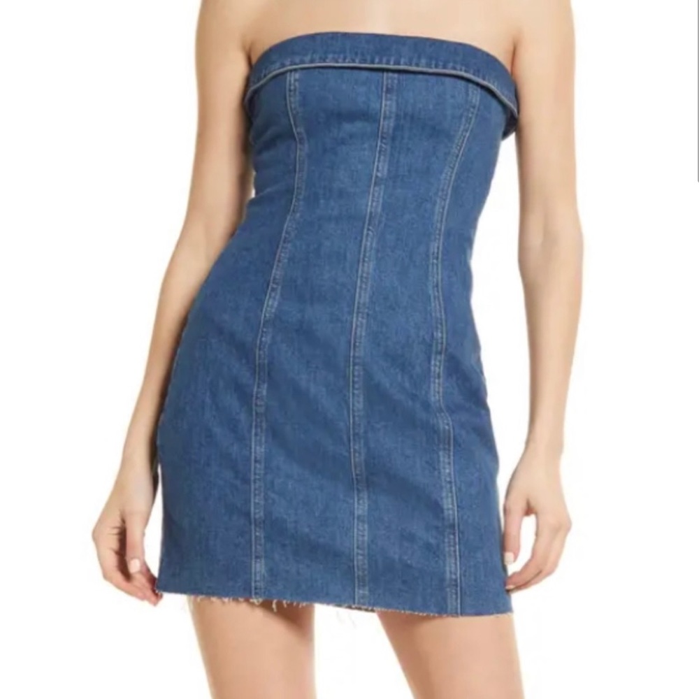 Reformation Madilyn denim mini dress